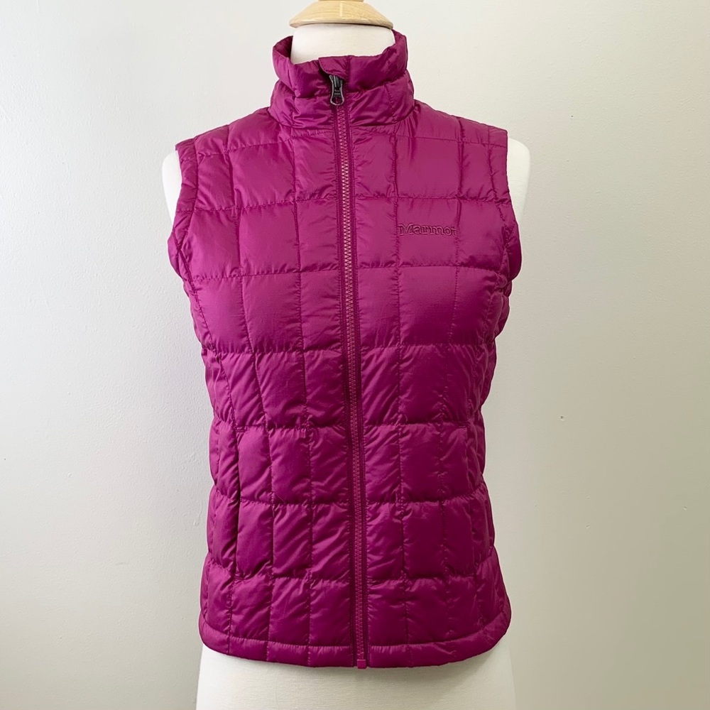 Marmot Magenta Lightweight Down Vest Medium